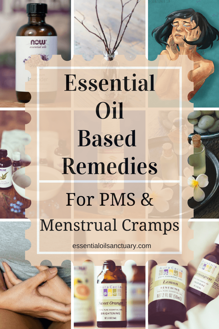 DIY Essential Oil Based Treatments for PMS & Menstrual Cramps