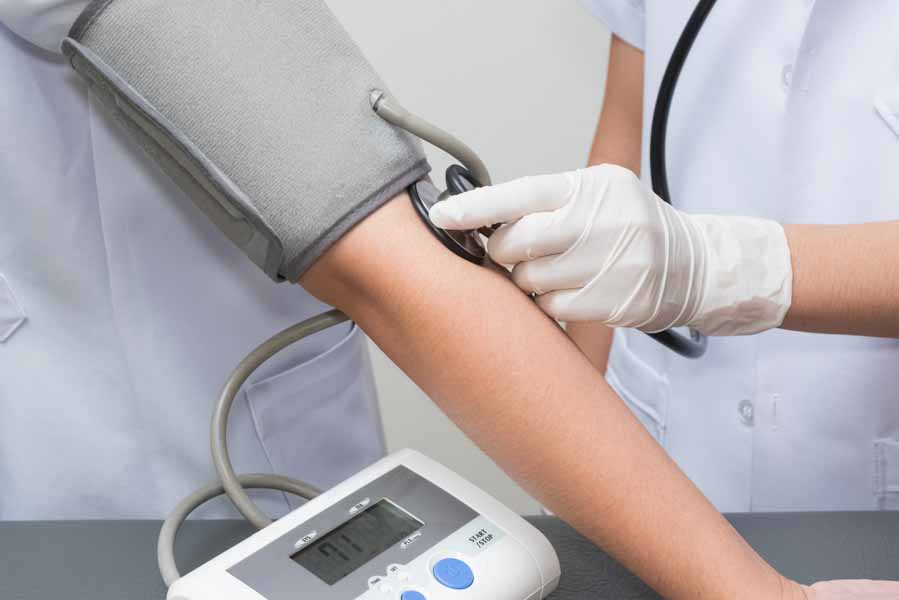 heart rate blood pressure testing doctor
