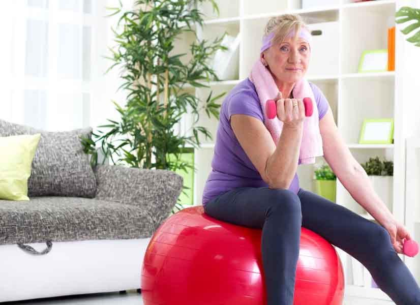 older women healthy workout